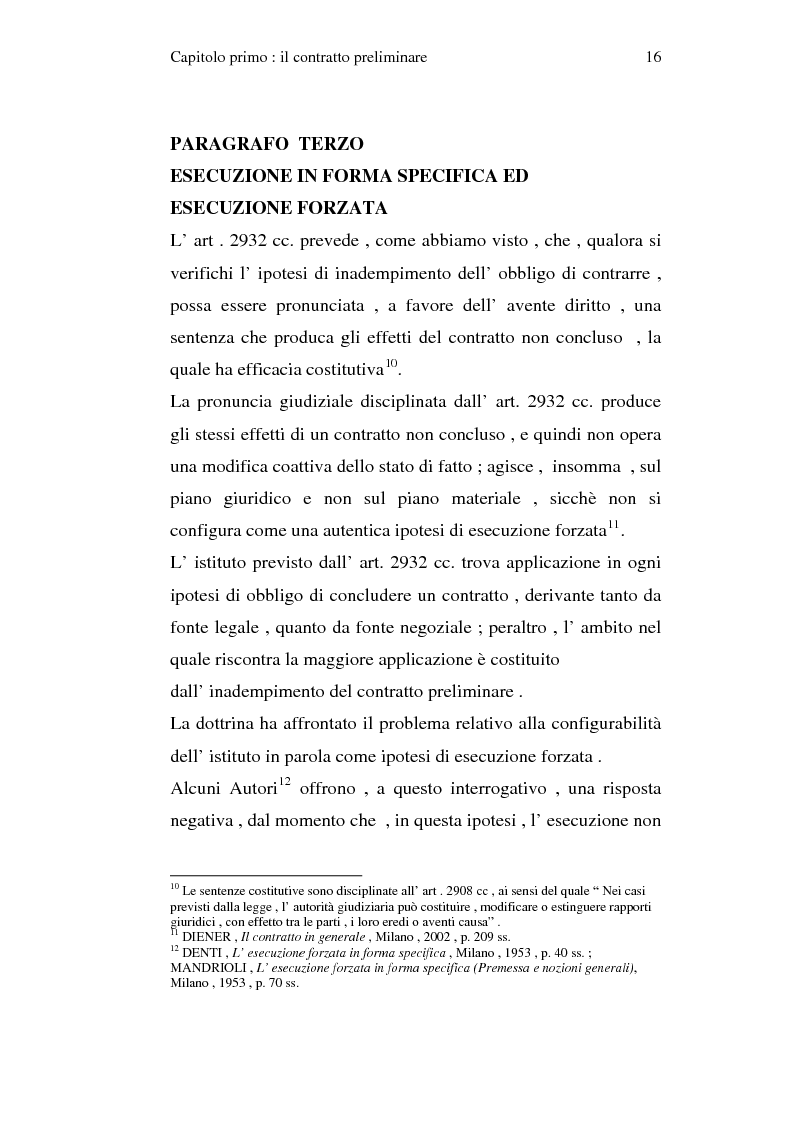 Anteprima della tesi: La trascrizione del contratto preliminare di compravendita immobiliare (diritto civile), Pagina 14