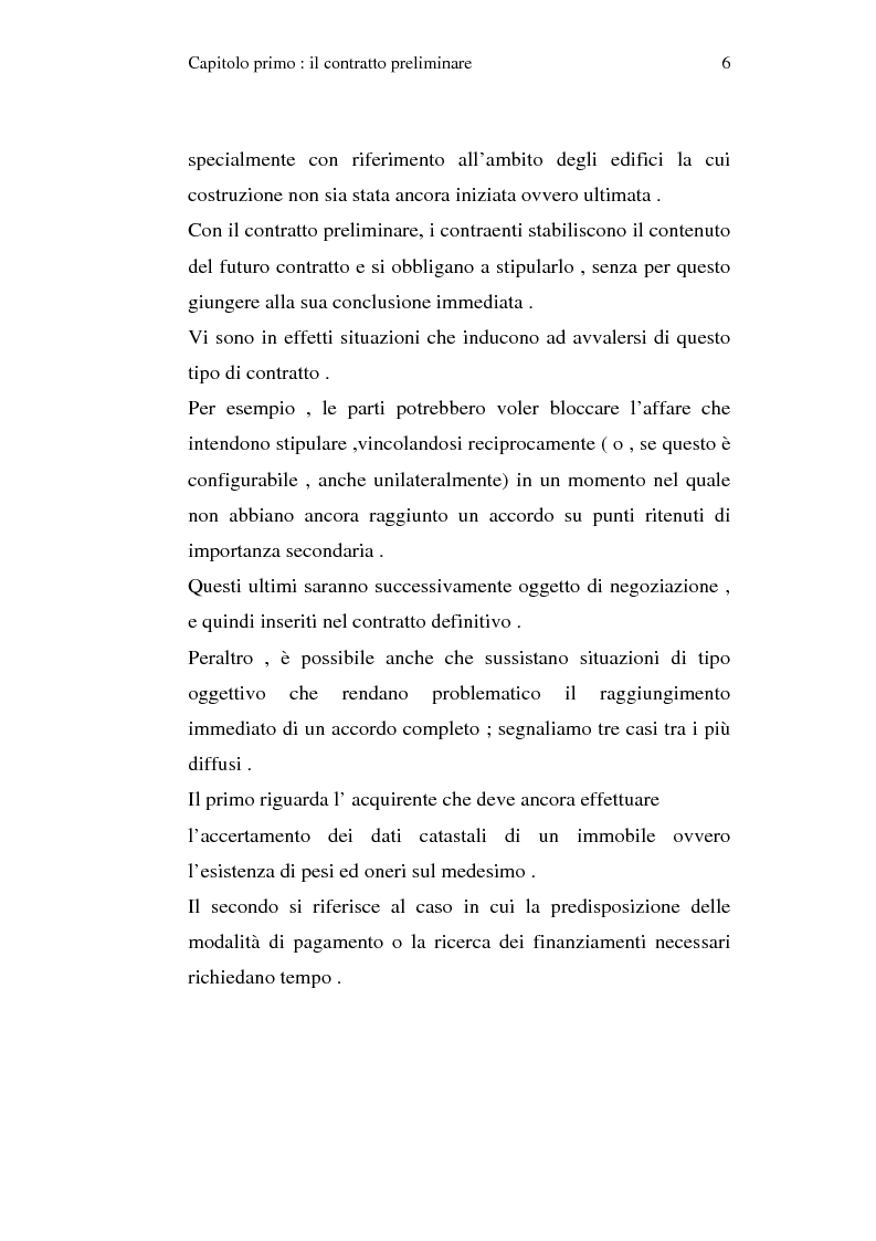 Anteprima della tesi: La trascrizione del contratto preliminare di compravendita immobiliare (diritto civile), Pagina 4