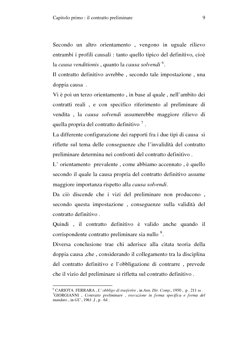Anteprima della tesi: La trascrizione del contratto preliminare di compravendita immobiliare (diritto civile), Pagina 7