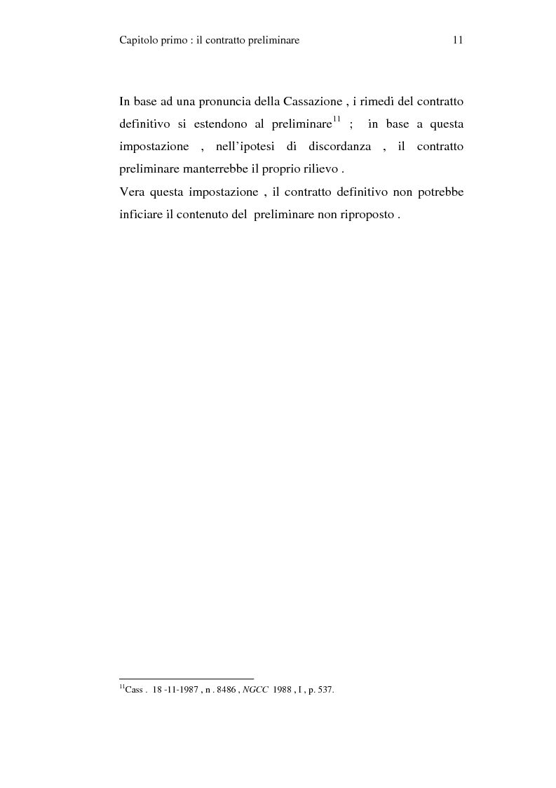 Anteprima della tesi: La trascrizione del contratto preliminare di compravendita immobiliare (diritto civile), Pagina 9
