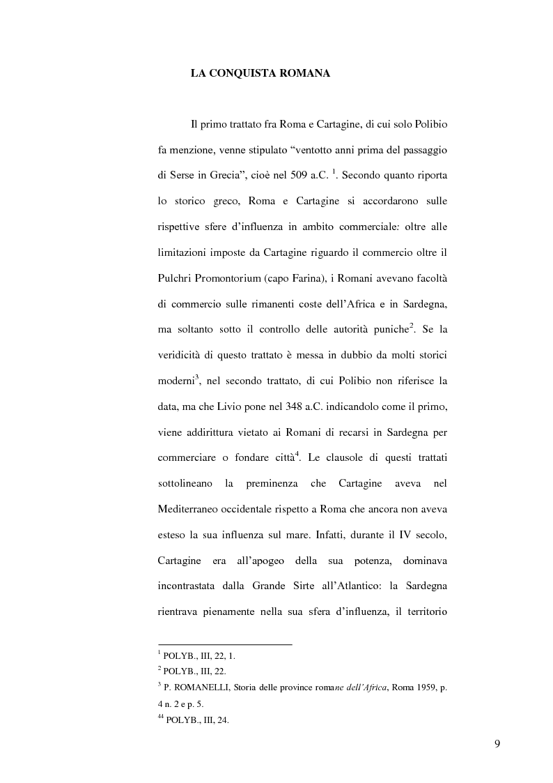 Anteprima della tesi: Le popolazioni non urbanizzate della Sardegna romana fra III sec. a.C. e IV sec. d.C., Pagina 10
