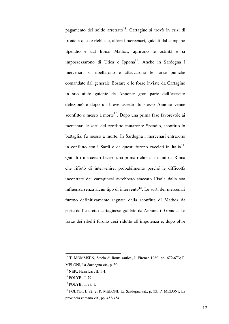Anteprima della tesi: Le popolazioni non urbanizzate della Sardegna romana fra III sec. a.C. e IV sec. d.C., Pagina 13