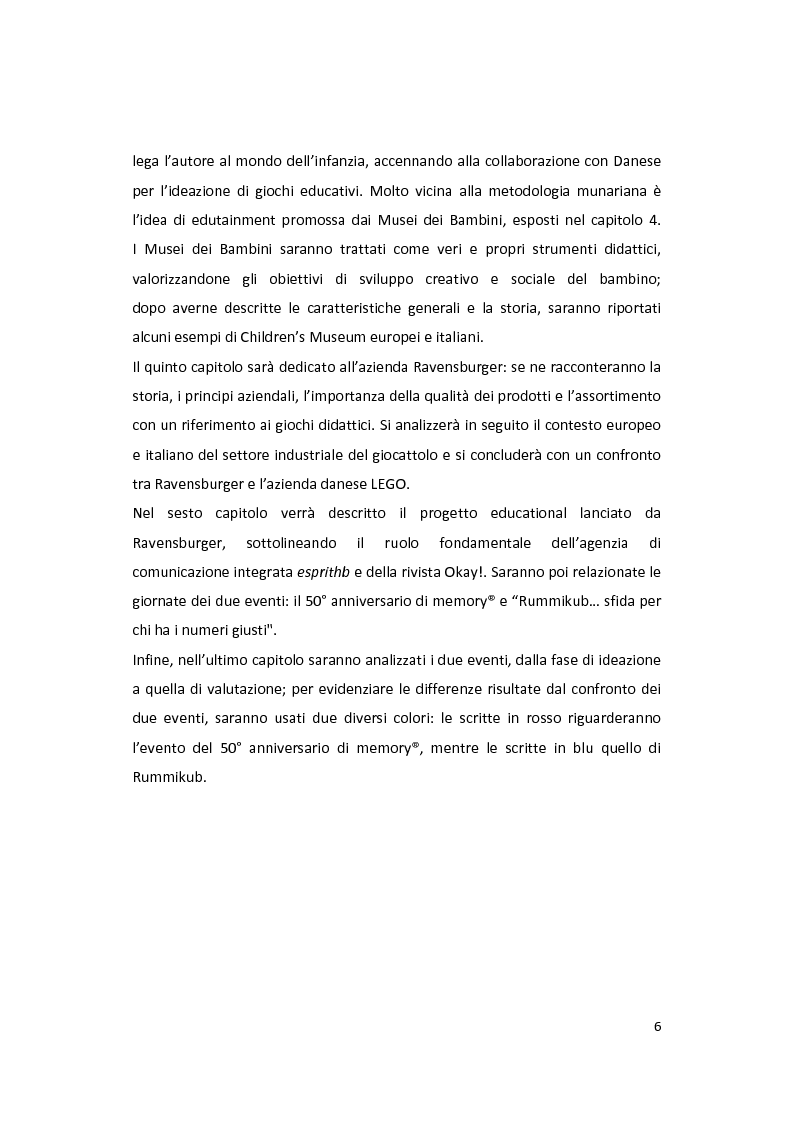 Anteprima della tesi: Il gioco come forma di socialità e interazione. Progetto Educational Ravensburger., Pagina 3