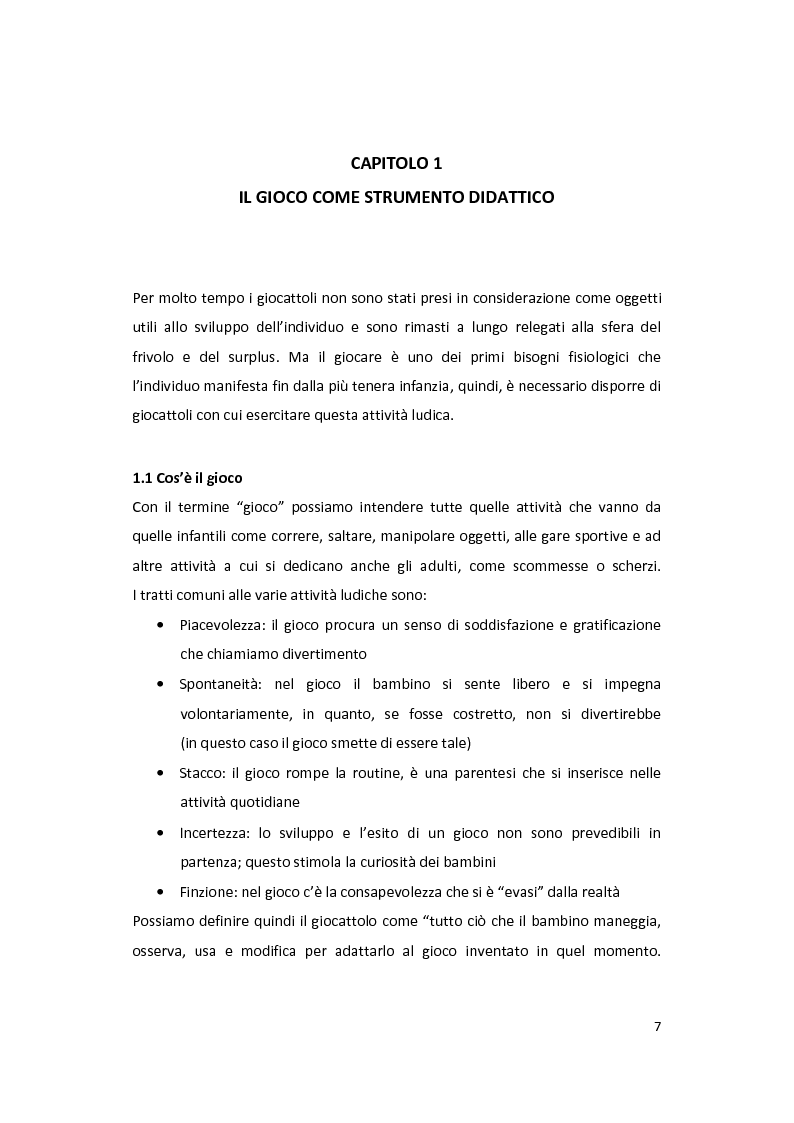 Anteprima della tesi: Il gioco come forma di socialità e interazione. Progetto Educational Ravensburger., Pagina 4