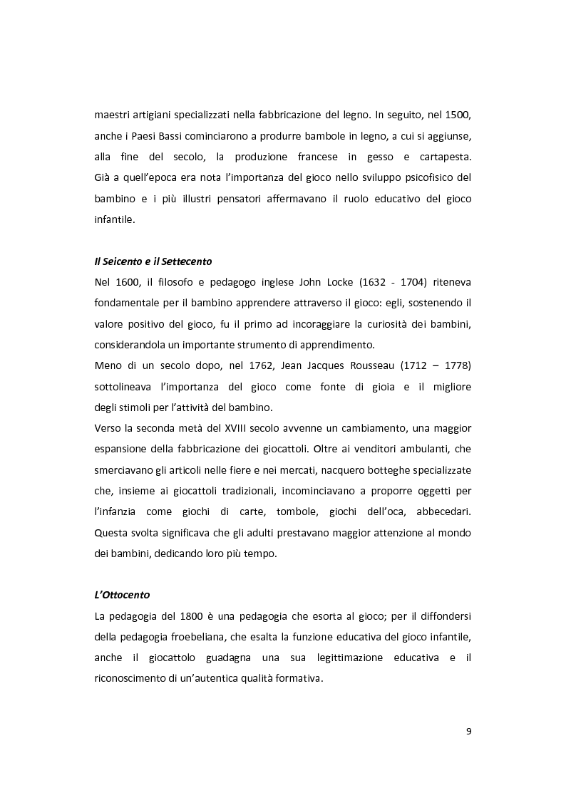 Anteprima della tesi: Il gioco come forma di socialità e interazione. Progetto Educational Ravensburger., Pagina 6