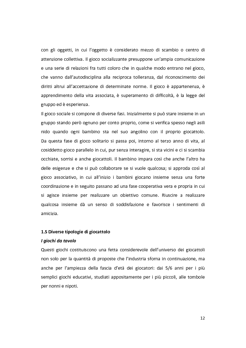 Anteprima della tesi: Il gioco come forma di socialità e interazione. Progetto Educational Ravensburger., Pagina 9