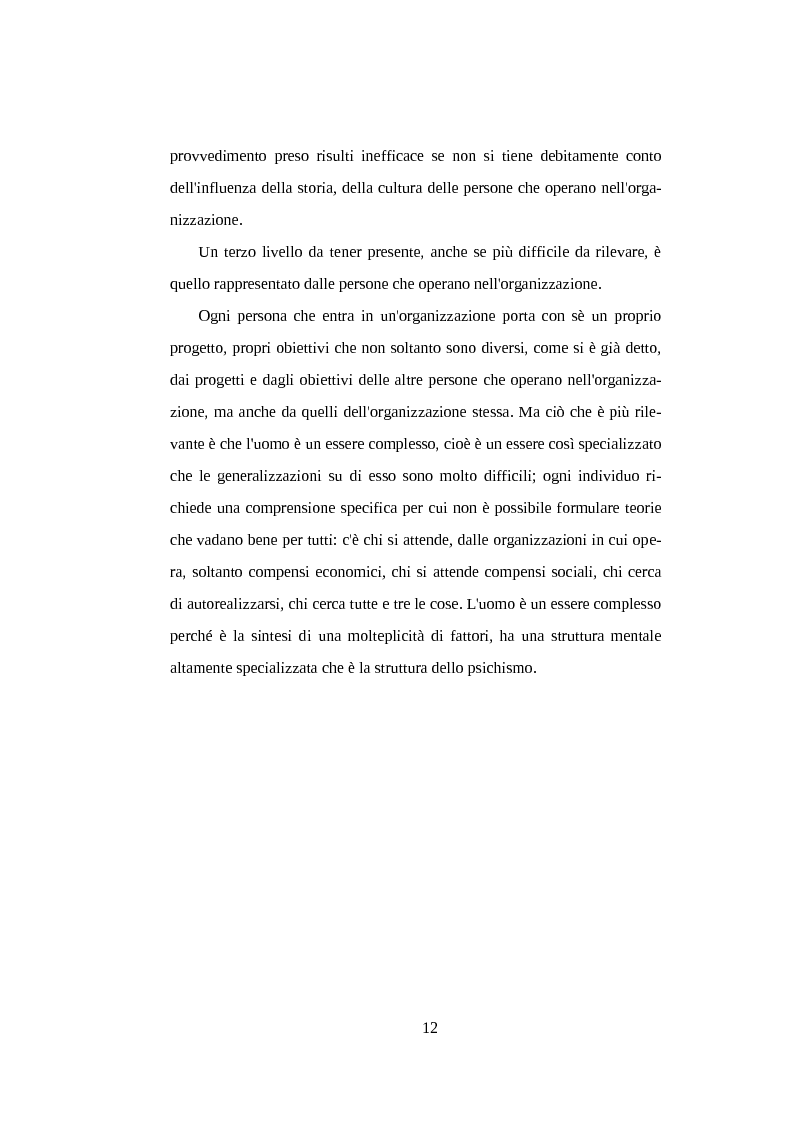 Anteprima della tesi: Il legame sociale tra individuo e organizzazione lavorativa, Pagina 11