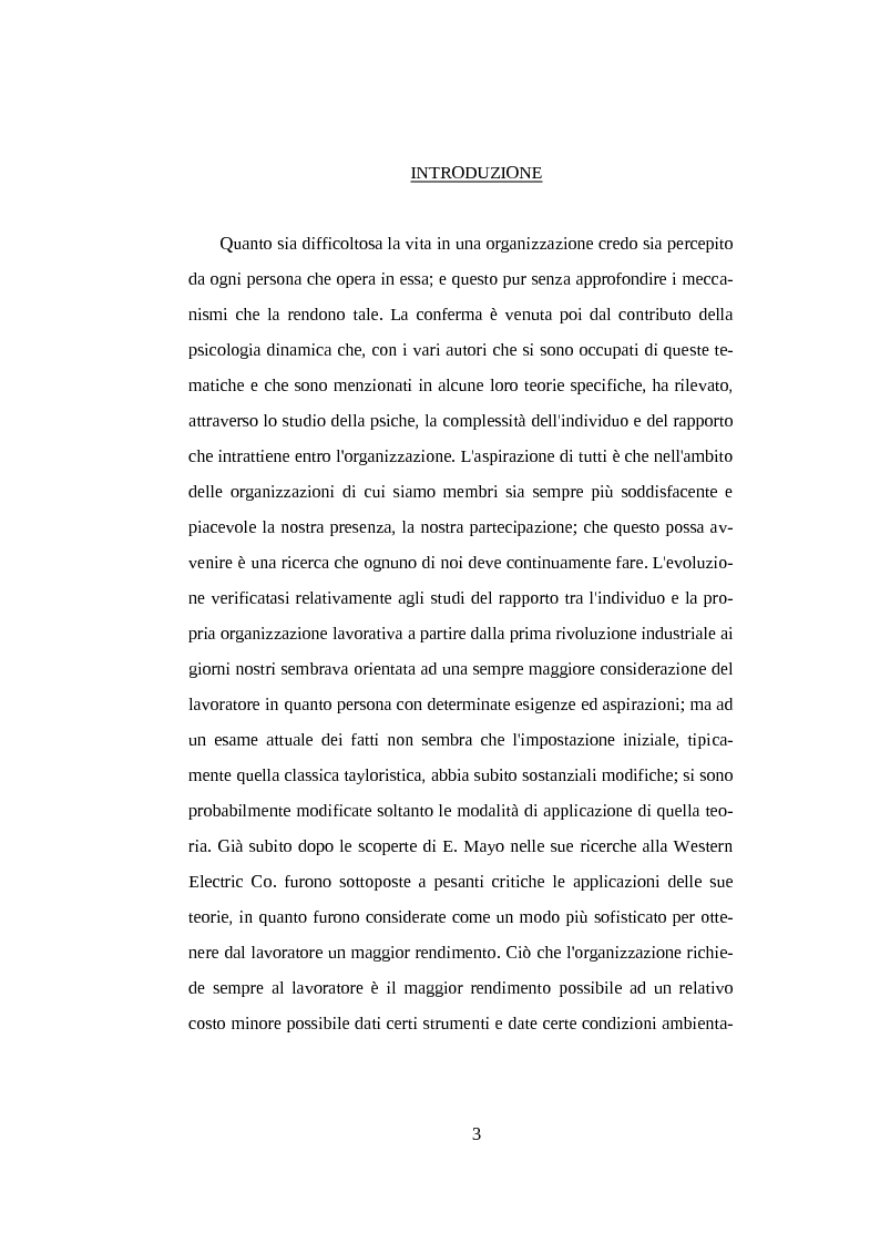 Anteprima della tesi: Il legame sociale tra individuo e organizzazione lavorativa, Pagina 2