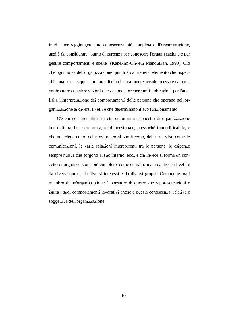 Anteprima della tesi: Il legame sociale tra individuo e organizzazione lavorativa, Pagina 9