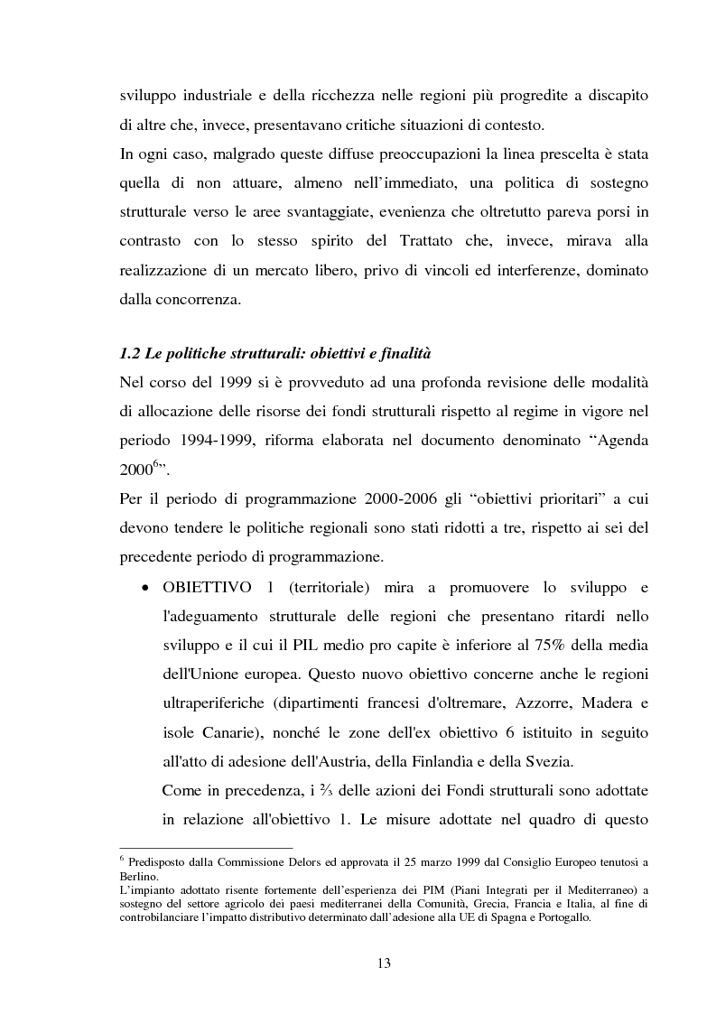 Anteprima della tesi: Le politiche strutturali della UE per il turismo, Pagina 9