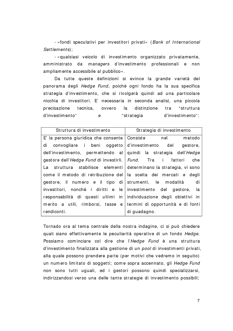 Anteprima della tesi: Hedge Funds: rischio o beneficio per l'economia?, Pagina 5