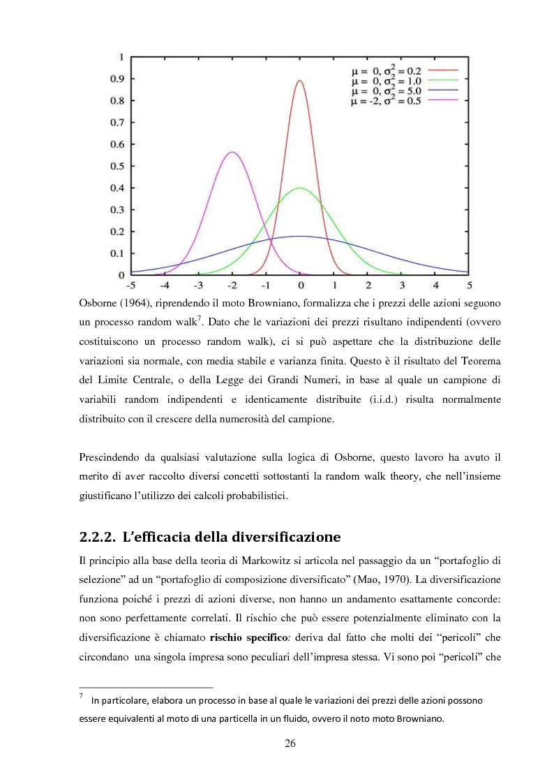 Anteprima della tesi: La gestione di un portafoglio azionario: il modello di Markowitz per la selezione di un portafoglio efficiente, Pagina 8