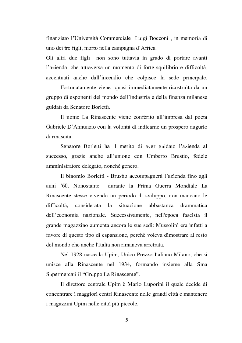 Anteprima della tesi: Il diffondersi dei grandi magazzini e il caso italiano della Rinascente, Pagina 4