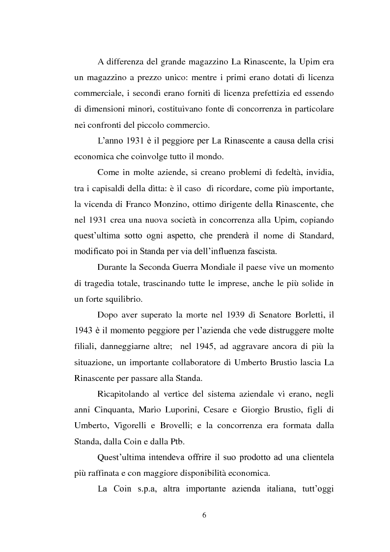 Anteprima della tesi: Il diffondersi dei grandi magazzini e il caso italiano della Rinascente, Pagina 5