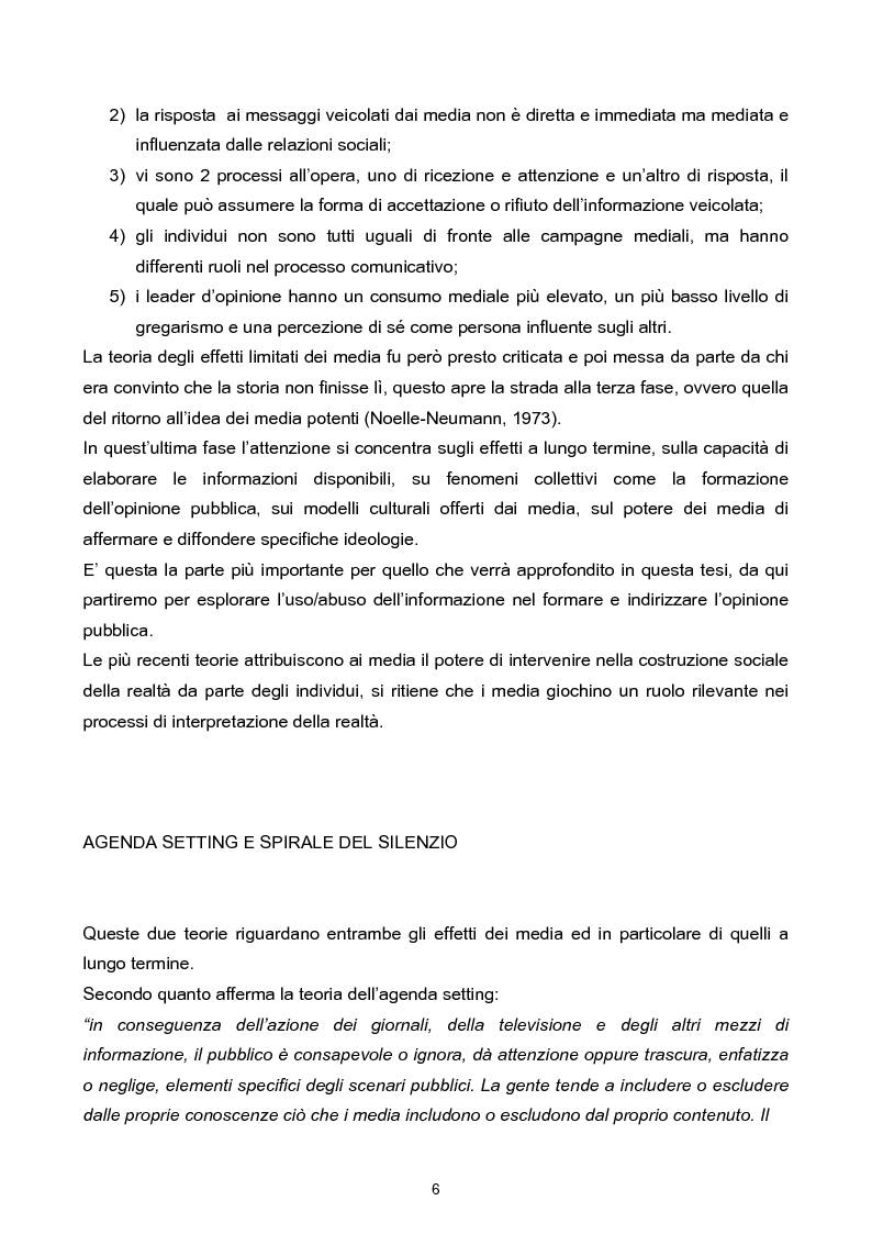 Anteprima della tesi: Manipolazione dell'informazione: orientare l'opinione pubblica, Pagina 3
