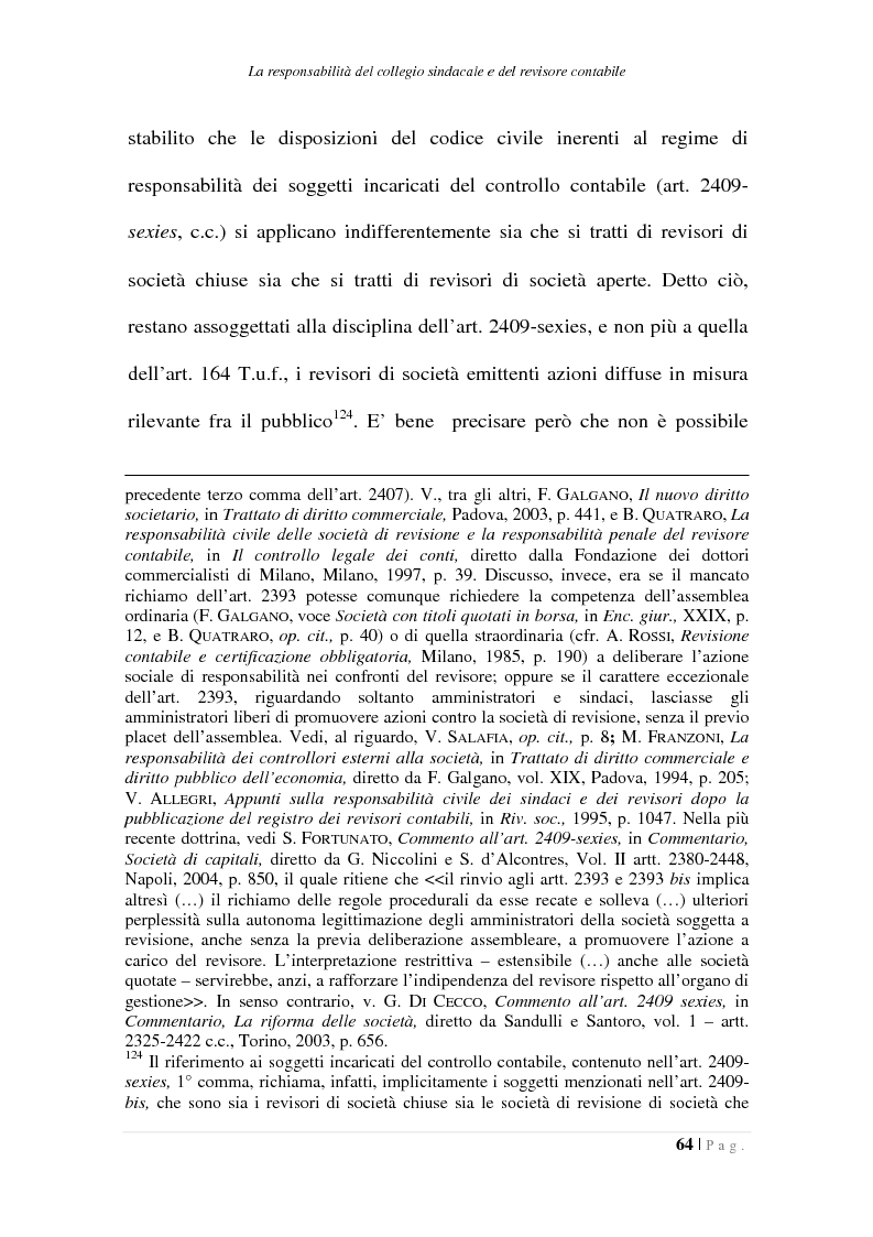 Anteprima della tesi: La responsabilità del collegio sindacale e del revisore contabile, Pagina 4