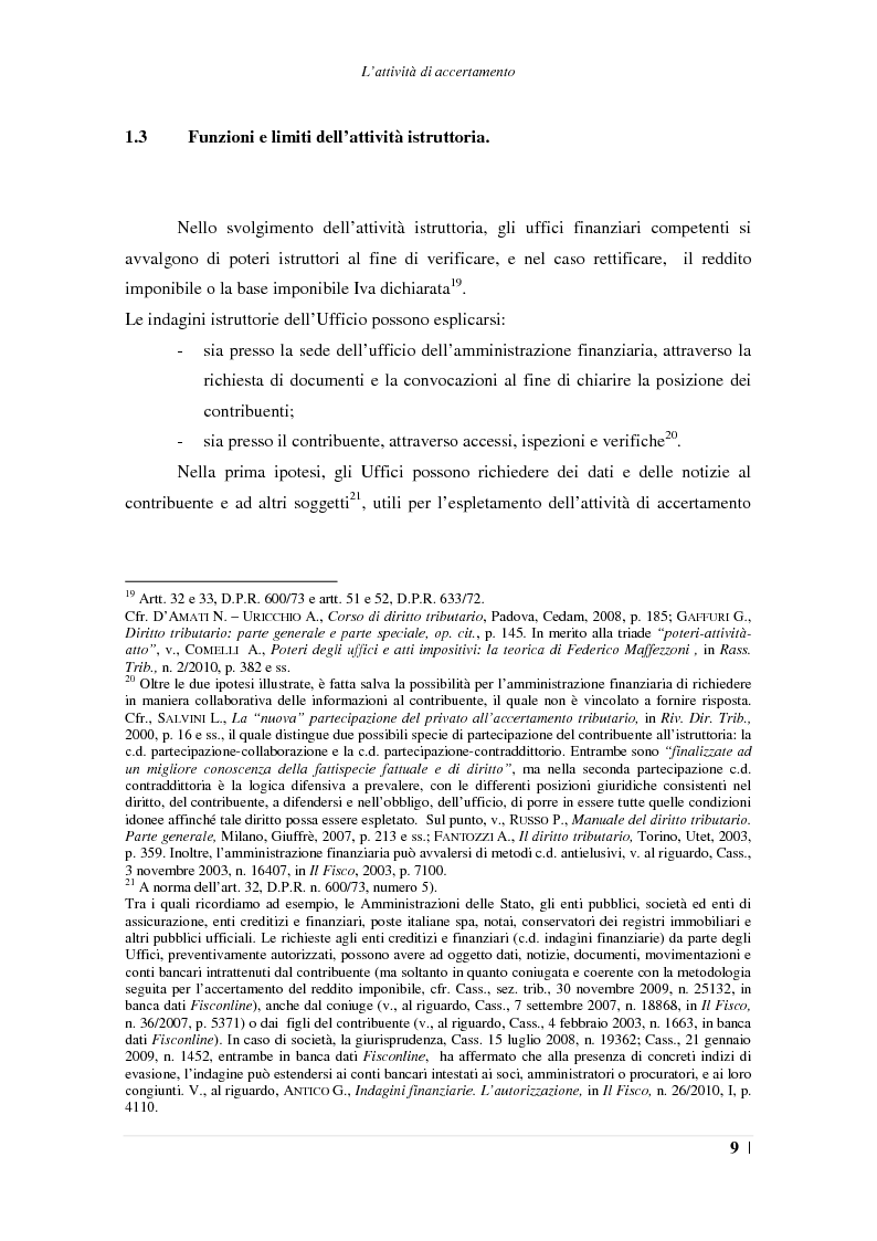 Anteprima della tesi: L'accertamento con adesione, Pagina 10