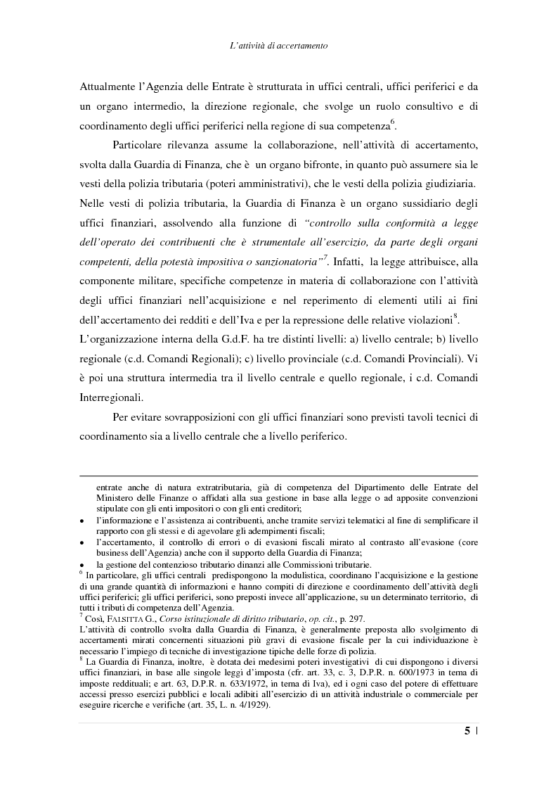 Anteprima della tesi: L'accertamento con adesione, Pagina 6