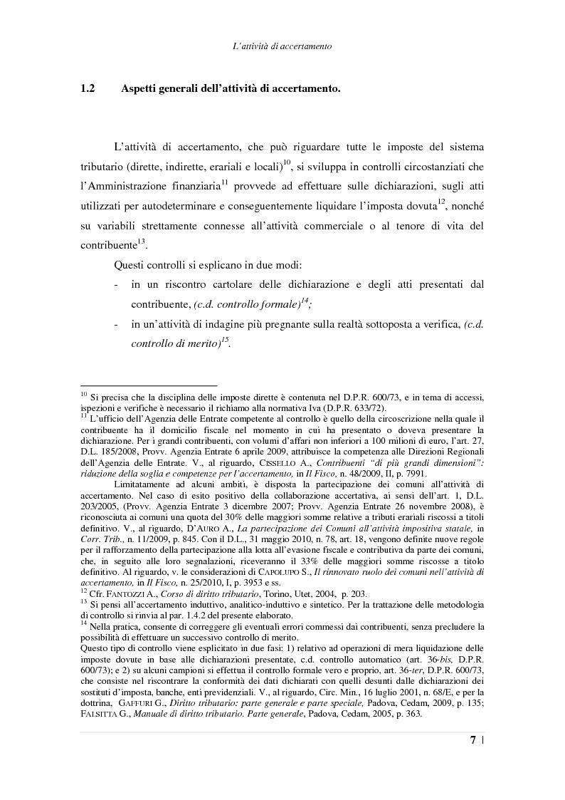Anteprima della tesi: L'accertamento con adesione, Pagina 8
