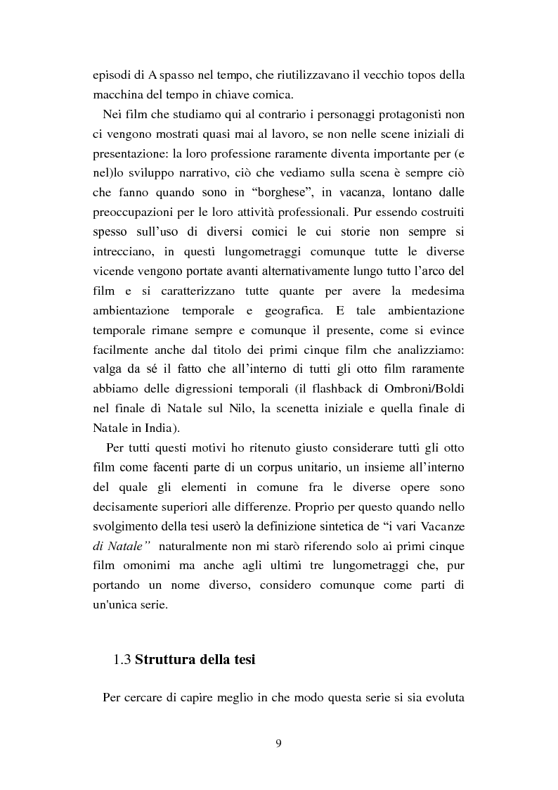 Anteprima della tesi: Il film-panettone e il presente: forme dell'intertestualità nella serie di film ''Vacanze di Natale'', Pagina 8