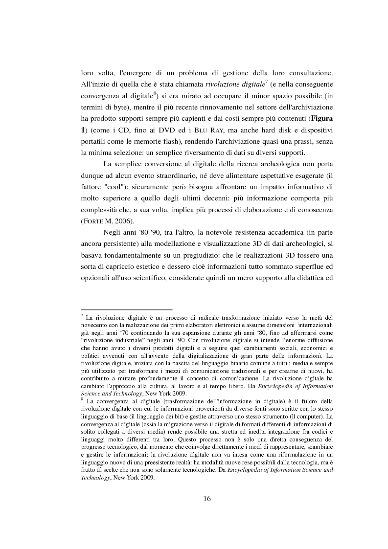Anteprima della tesi: Modellizzazione tridimensionale dello spazio archeologico: l'esempio applicativo di Rontana, Pagina 9