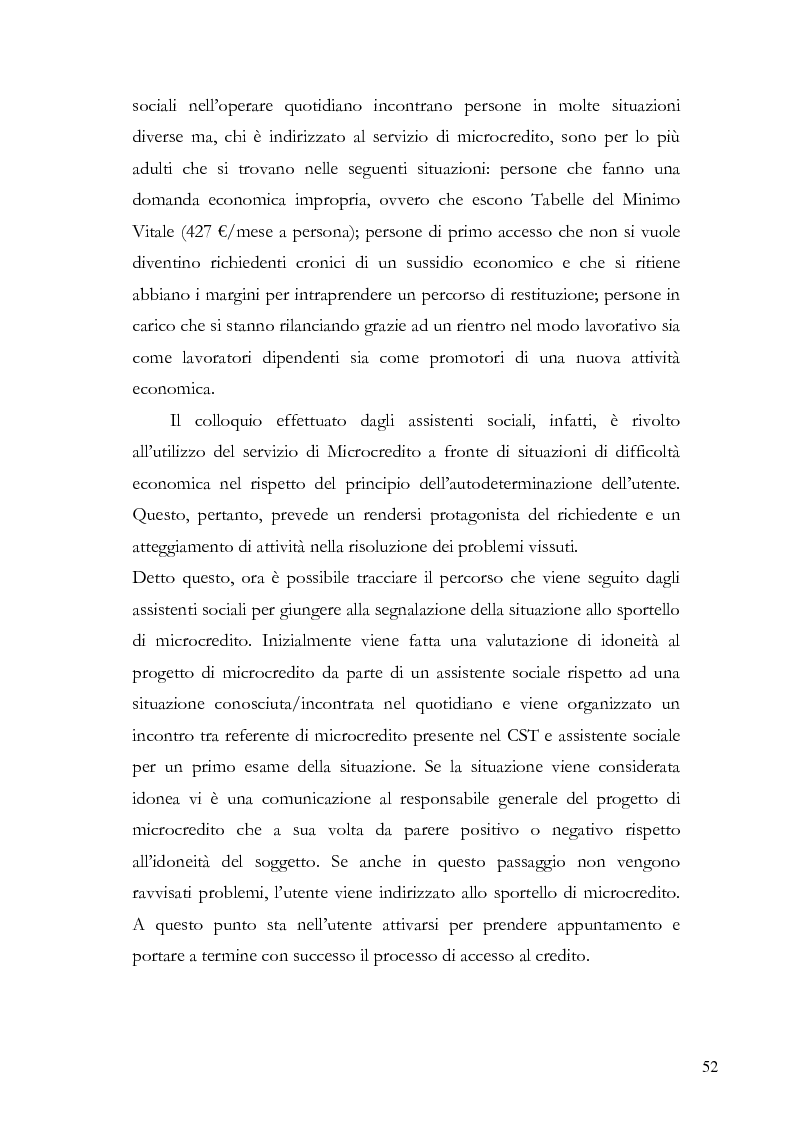 Anteprima della tesi: Il microcredito relazionale e sociale: il lavoro della Mag di Verona, Pagina 9