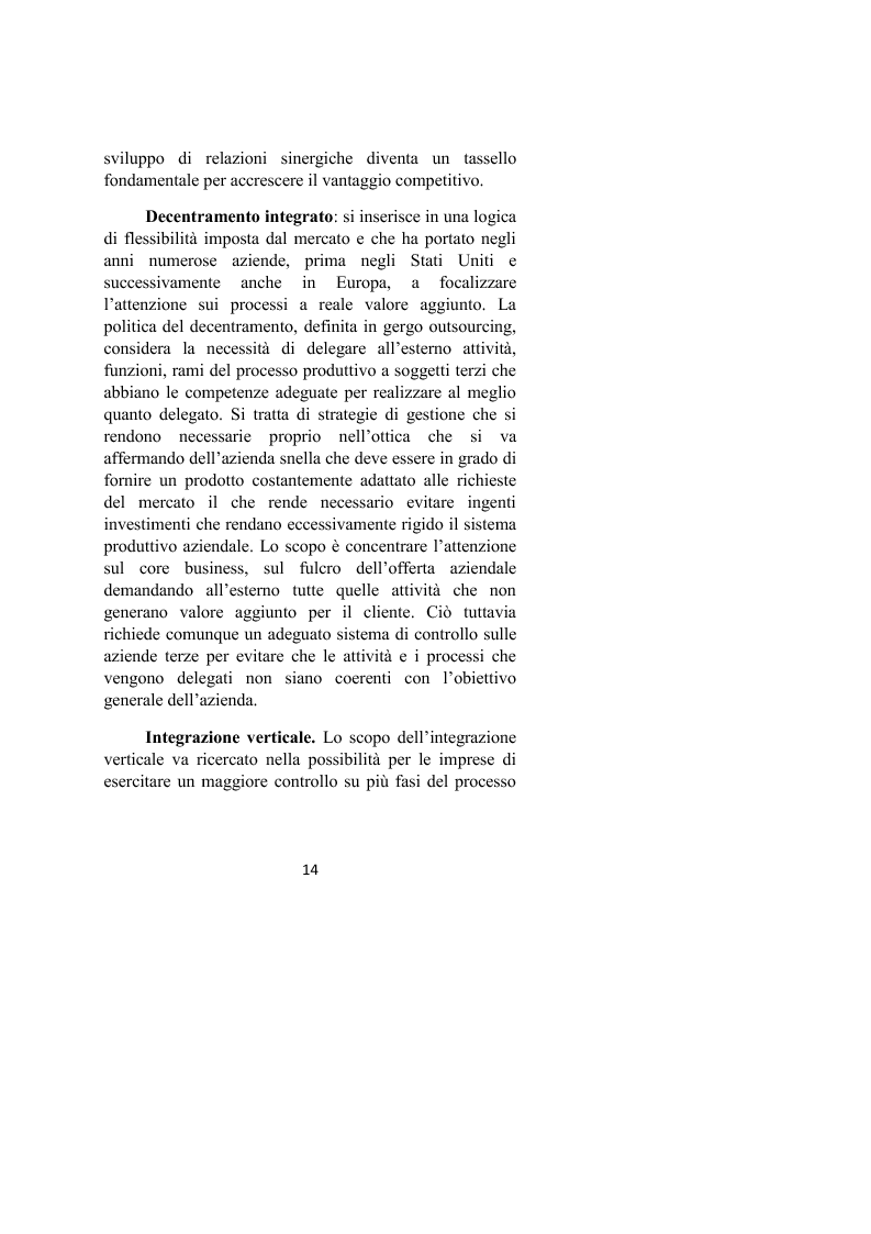 Anteprima della tesi: Il controllo dei processi aziendali: l'eccellenza operativa, Pagina 12