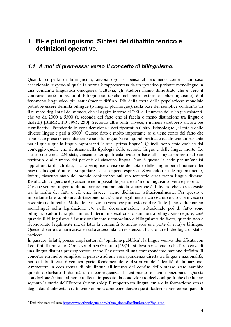 Anteprima della tesi: Il code-switching a Malta, Pagina 5