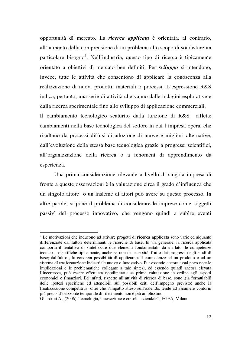 Anteprima della tesi: Innovazione come fonte di vantaggio competitivo e creazione di valore: il caso aziendale Fastweb, Pagina 10