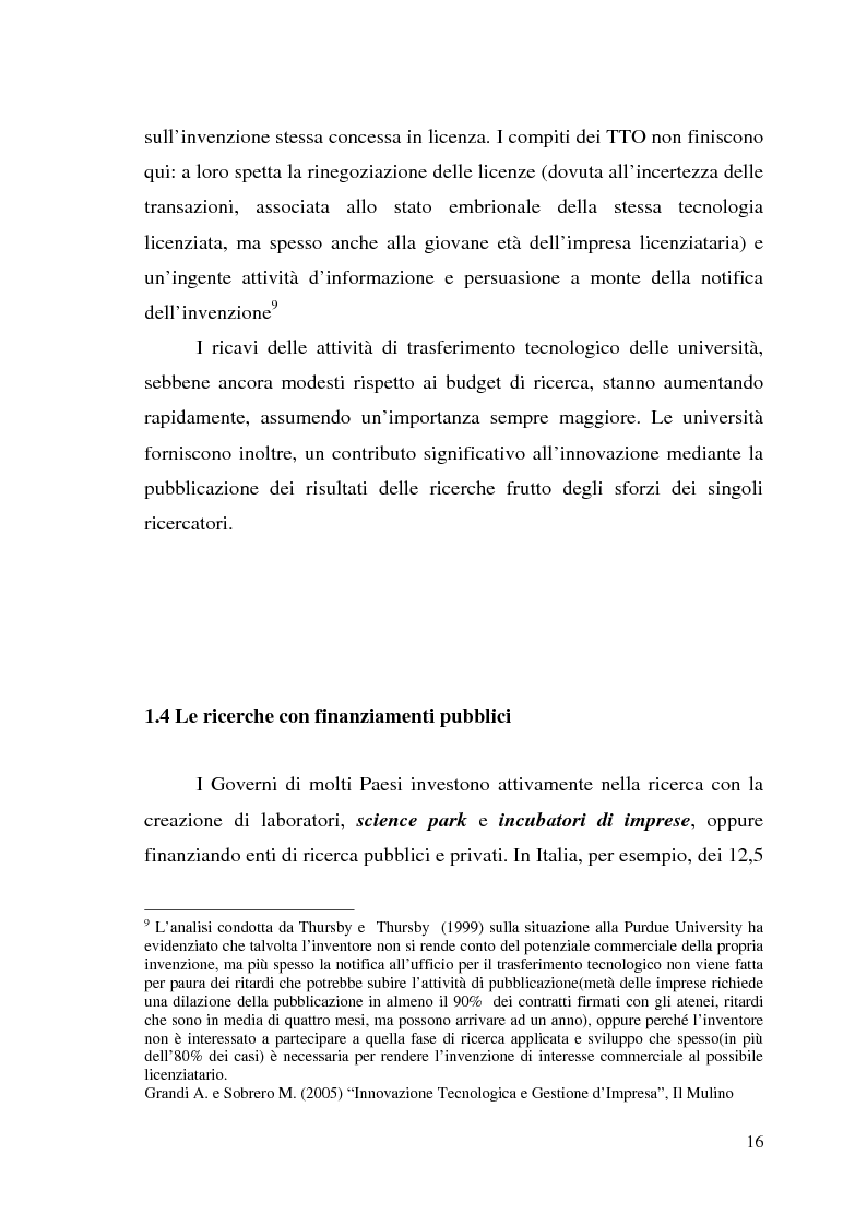 Anteprima della tesi: Innovazione come fonte di vantaggio competitivo e creazione di valore: il caso aziendale Fastweb, Pagina 14