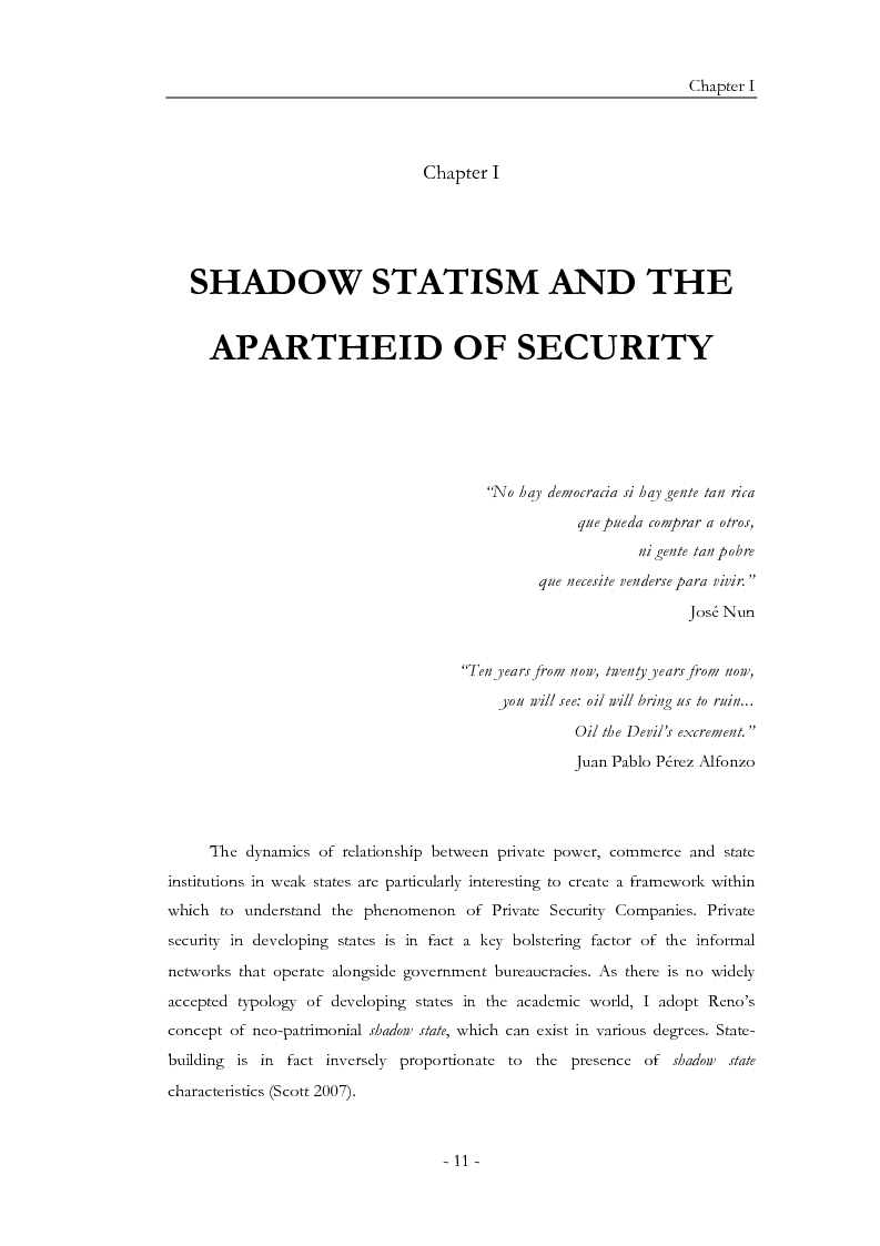 Anteprima della tesi: Diamonds for Bullets, Oil for Arms: ''Shadow State'' and Private Security Companies in Angola., Pagina 12