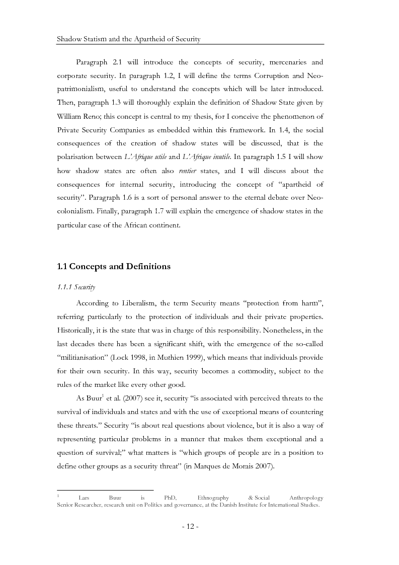 Anteprima della tesi: Diamonds for Bullets, Oil for Arms: ''Shadow State'' and Private Security Companies in Angola., Pagina 13