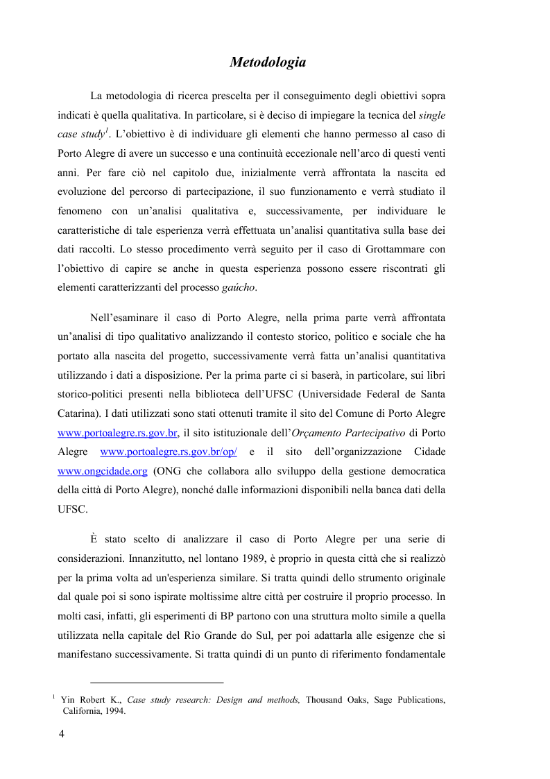 Anteprima della tesi: Il Bilancio Partecipativo. Un confronto tra le esperienze di Porto Alegre e Grottammare, Pagina 5