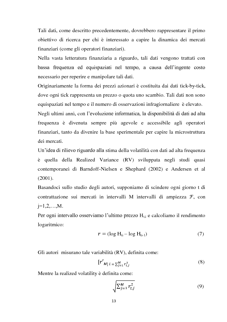 Anteprima della tesi: Credit spreads, crash di mercato e volatilità, Pagina 7