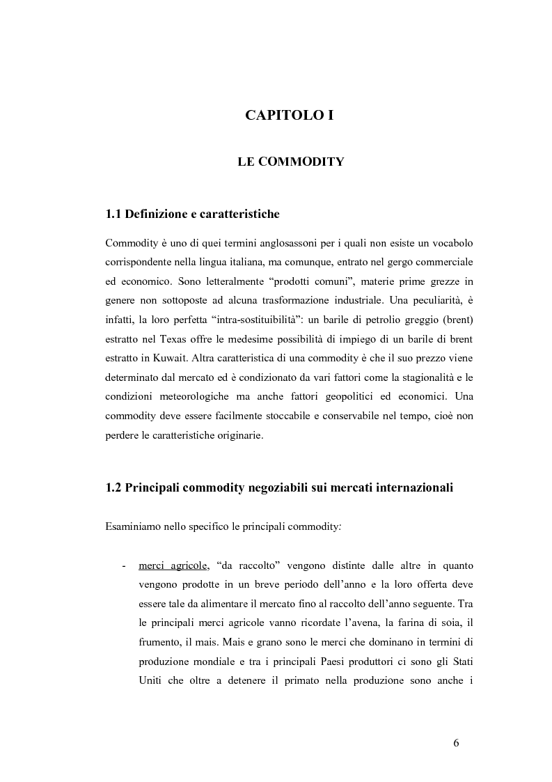 Anteprima della tesi: Il legame tra commodity e equity nei periodi di stress: un'analisi su rendimenti e volatilità, Pagina 5