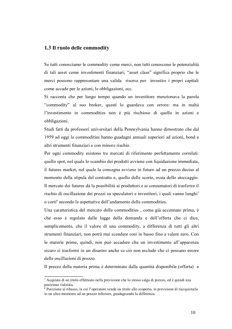 Anteprima della tesi: Il legame tra commodity e equity nei periodi di stress: un'analisi su rendimenti e volatilità, Pagina 9