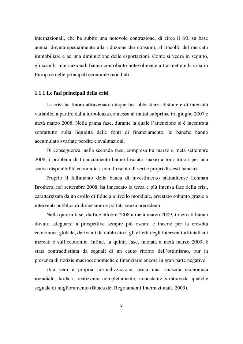Anteprima della tesi: Il sistema produttivo italiano e il rapporto banca-impresa durante la crisi, Pagina 7