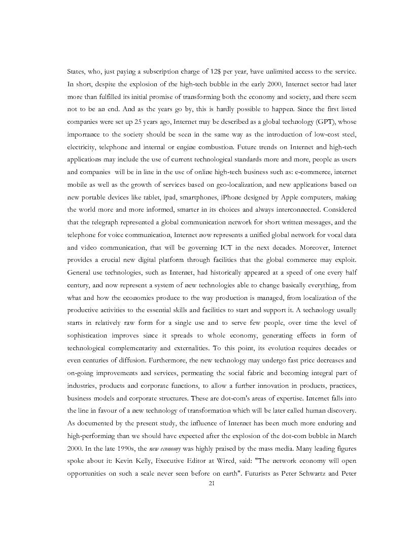 Anteprima della tesi: The evolution of Venture Capital and Private Equity Investment Models for the development: Europe, USA, and Israel Markets. ''Start Ups Boom'' starting to boostrap High Tech in the Universities, Pagina 12