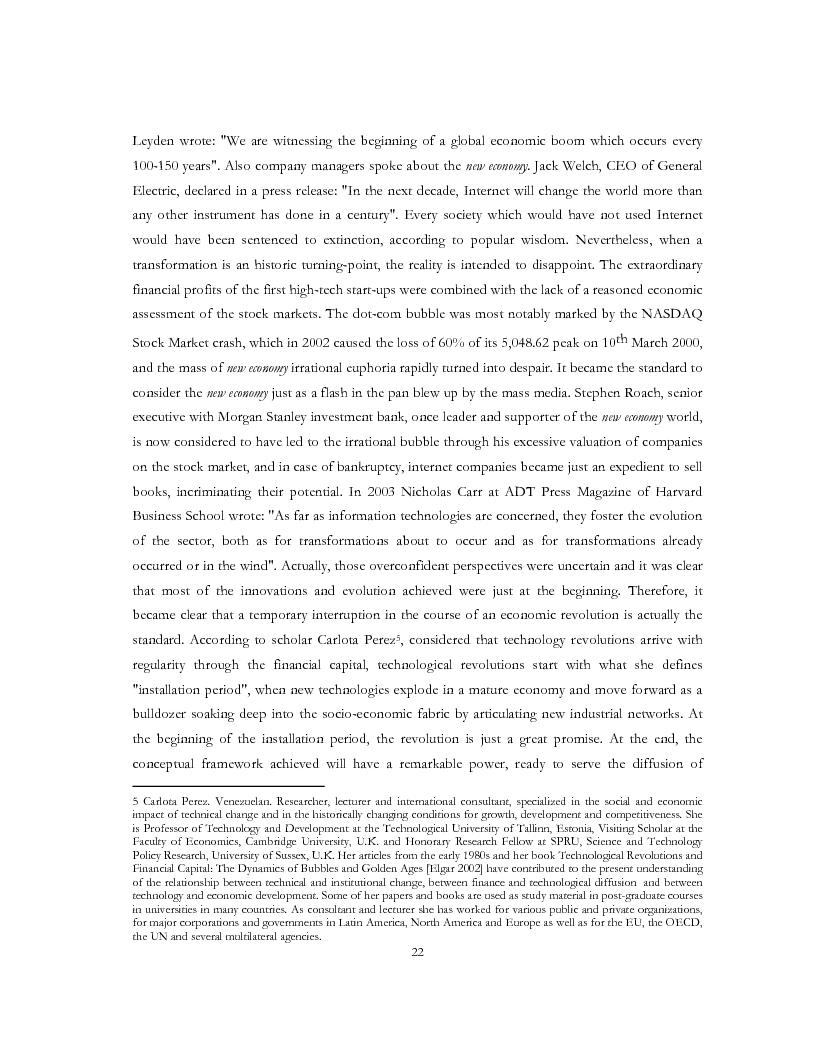 Anteprima della tesi: The evolution of Venture Capital and Private Equity Investment Models for the development: Europe, USA, and Israel Markets. ''Start Ups Boom'' starting to boostrap High Tech in the Universities, Pagina 13