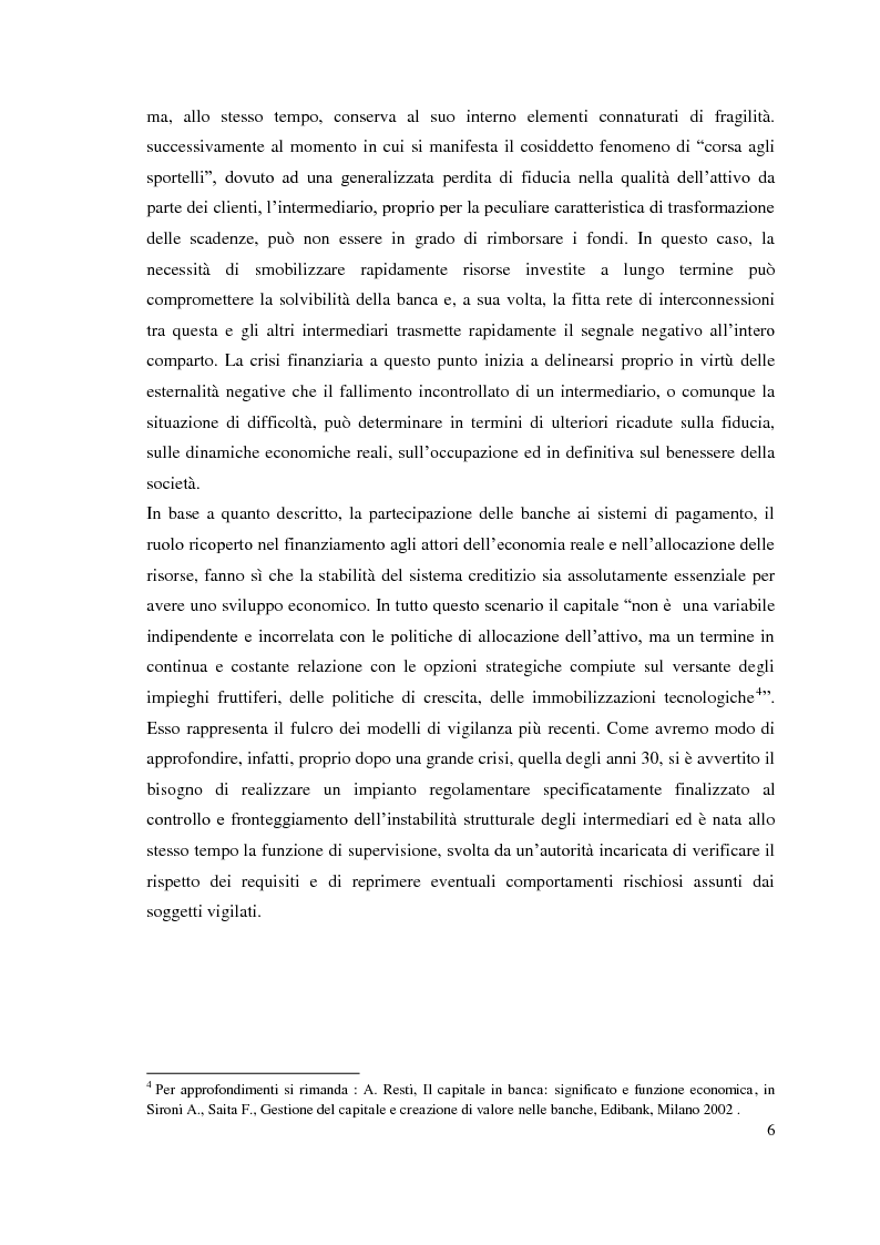 Anteprima della tesi: L’adeguatezza patrimoniale del sistema bancario tra crisi e Basilea 3, Pagina 11
