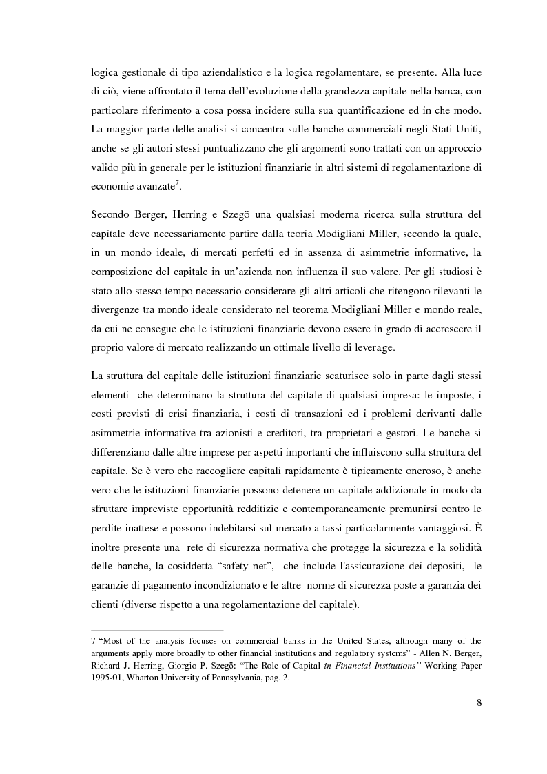 Anteprima della tesi: L’adeguatezza patrimoniale del sistema bancario tra crisi e Basilea 3, Pagina 13