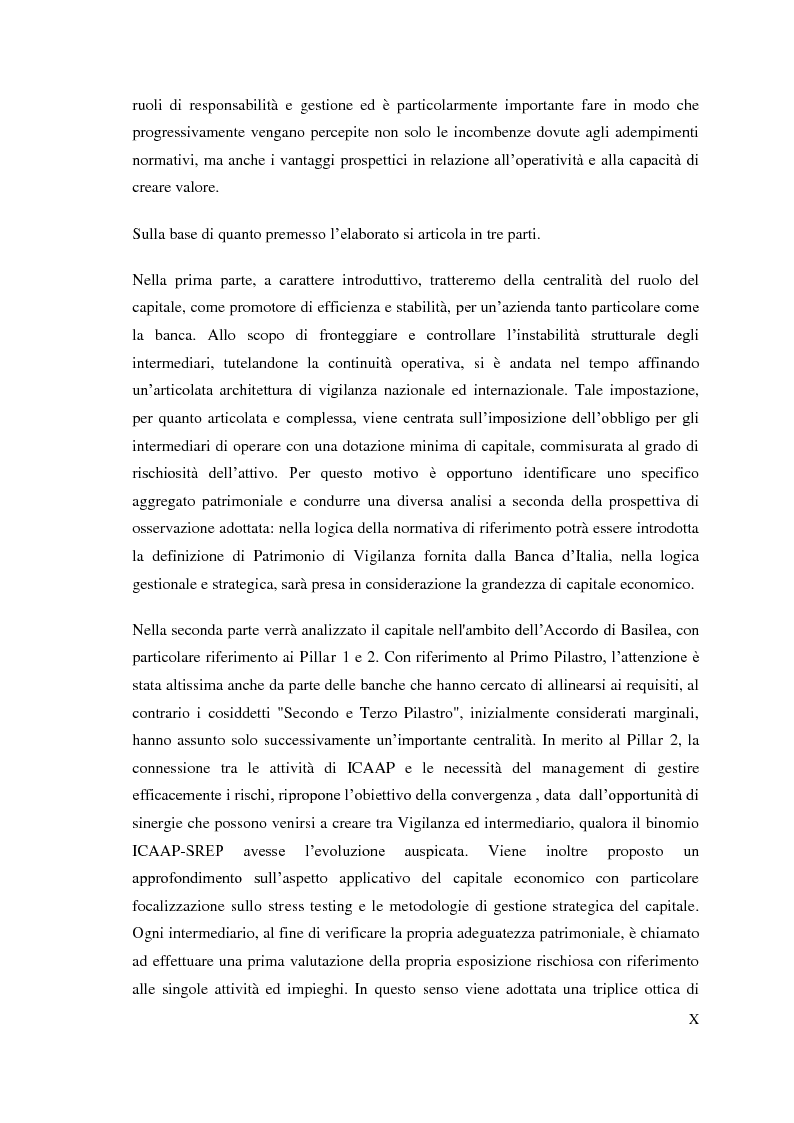 Anteprima della tesi: L’adeguatezza patrimoniale del sistema bancario tra crisi e Basilea 3, Pagina 3