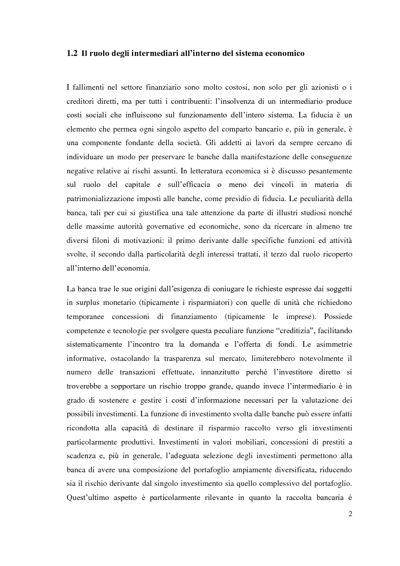 Anteprima della tesi: L’adeguatezza patrimoniale del sistema bancario tra crisi e Basilea 3, Pagina 7