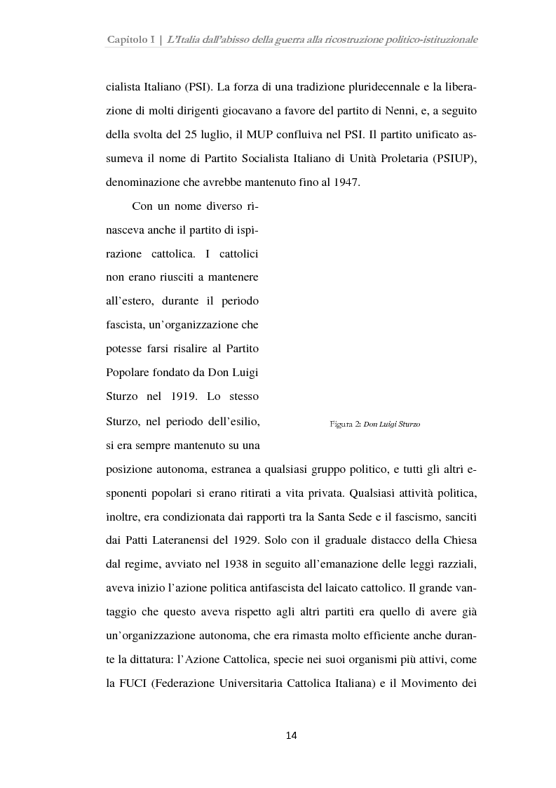 Anteprima della tesi: Istituzioni, opinione pubblica e stampa nella transizione tra Monarchia e Repubblica, Pagina 10