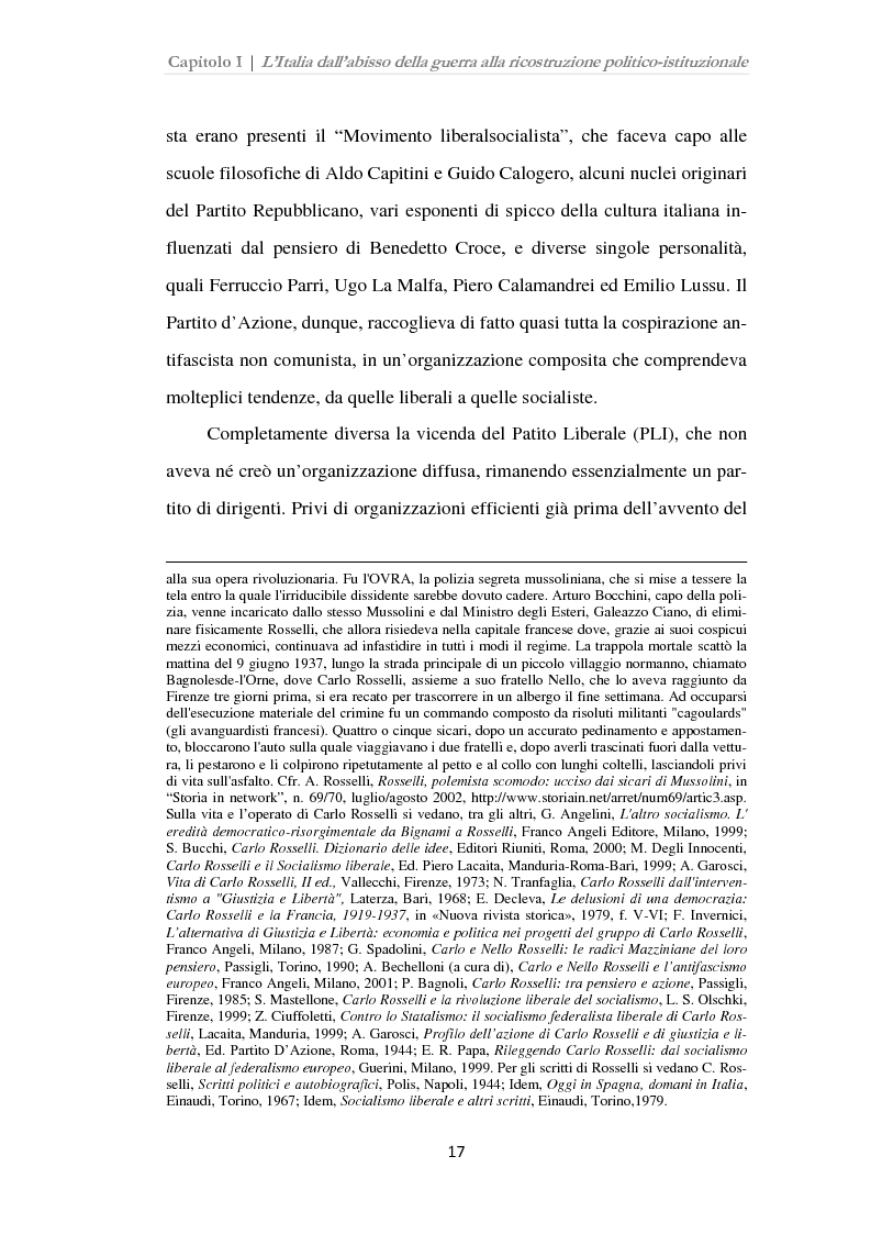 Anteprima della tesi: Istituzioni, opinione pubblica e stampa nella transizione tra Monarchia e Repubblica, Pagina 13