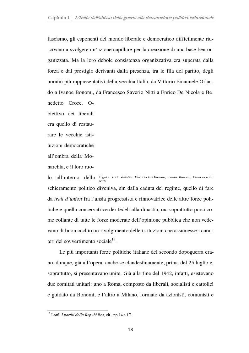 Anteprima della tesi: Istituzioni, opinione pubblica e stampa nella transizione tra Monarchia e Repubblica, Pagina 14