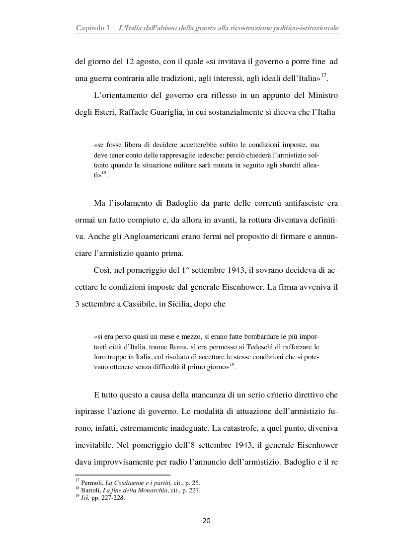 Anteprima della tesi: Istituzioni, opinione pubblica e stampa nella transizione tra Monarchia e Repubblica, Pagina 16