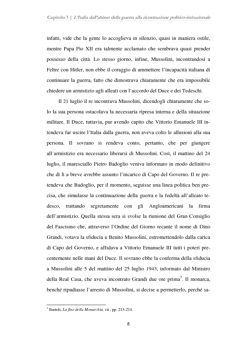 Anteprima della tesi: Istituzioni, opinione pubblica e stampa nella transizione tra Monarchia e Repubblica, Pagina 4