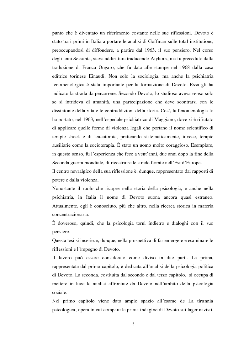Anteprima della tesi: Psicologia politica e psicologia sociale in Andrea Devoto (1927-1994), Pagina 5