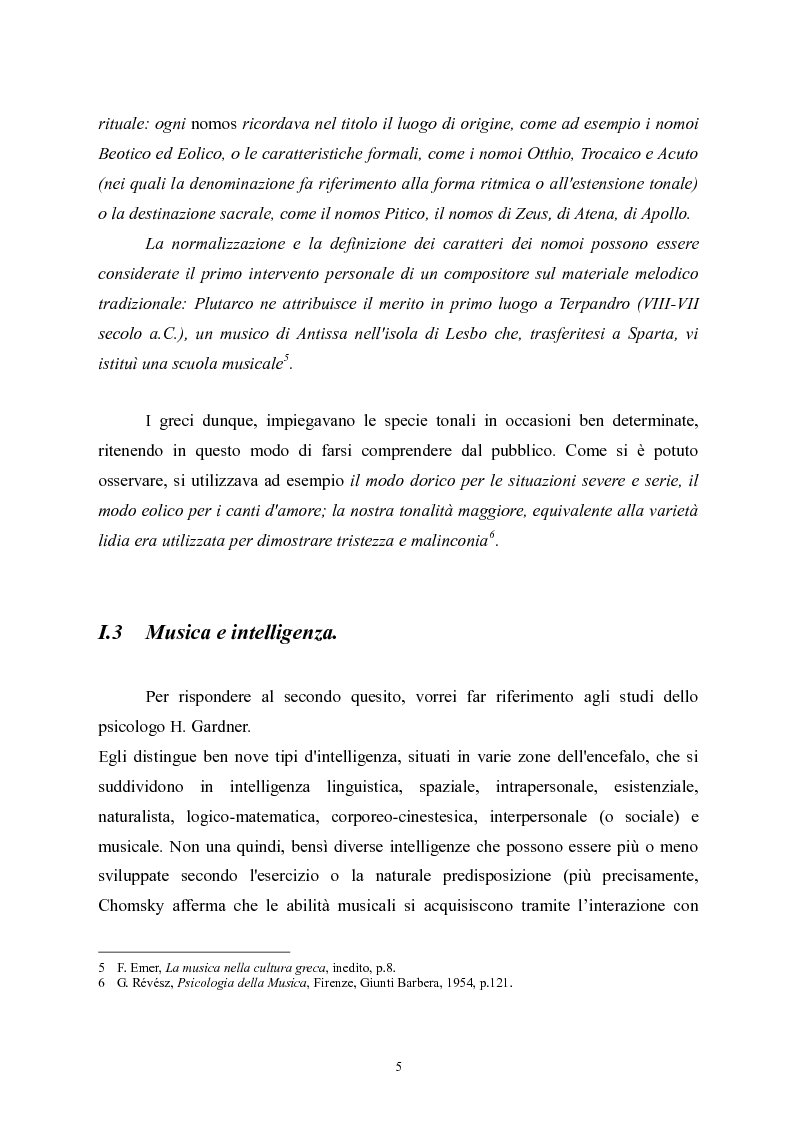 Anteprima della tesi: L’apprendimento della musica nella pedagogia contemporanea., Pagina 5